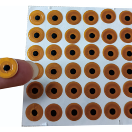 Diameter 10mm FPC super Mini NFC Tag NTAG216 Soft Smallest FPC Sticker on metal surface working