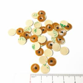 Mini FPC Sticker Diameter 10mm Soft Smallest NFC Tag With Fudan F08 Chip