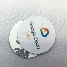 125khz program token rfid coin tag with T5577 chip for lock system