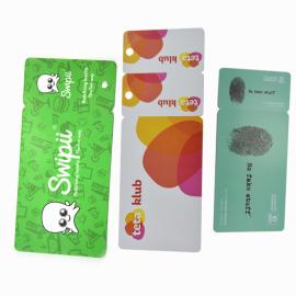 Customized logo plastic Combination PVC card with Hole