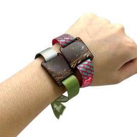 RFID Coconut Woven Wristband