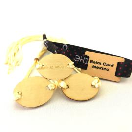 UHF Wooden Fabric Wristband