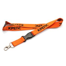 Customize Logo Polyester Breakaway Neck Lanyard With Id Card Holder