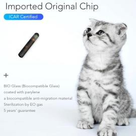 RFID Animal Pet Microchip Implant Transponder Glass Syringe for Cat
