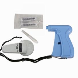 ISO11784/5 FDX-B 1.4/2.12mm Pet Animal RFID Microchip with Gun Syringe for Pet